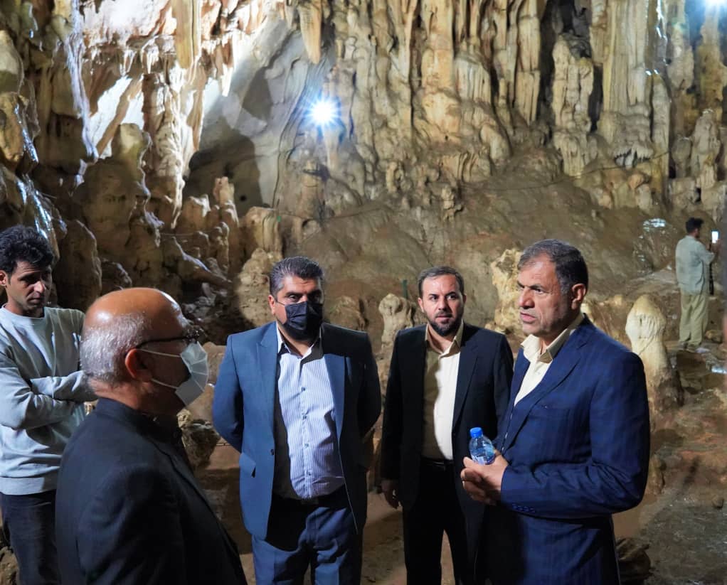 مشکلات زیرساخت‌های گردشگری غار ده شیخ پاتاوه بررسی شد